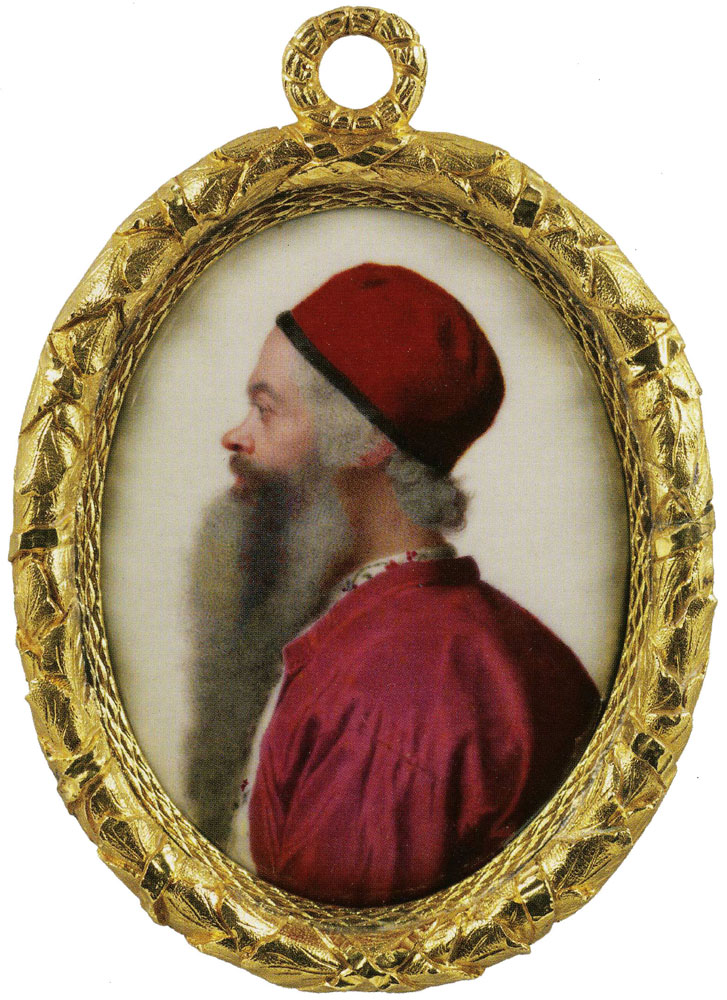 Jean-Etienne Liotard - Self-Portrait in Profile