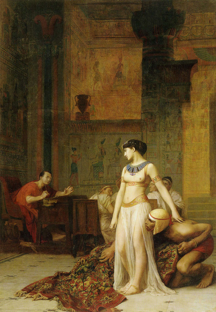 Jean-Léon Gérôme - Cleopatra Before Caesar