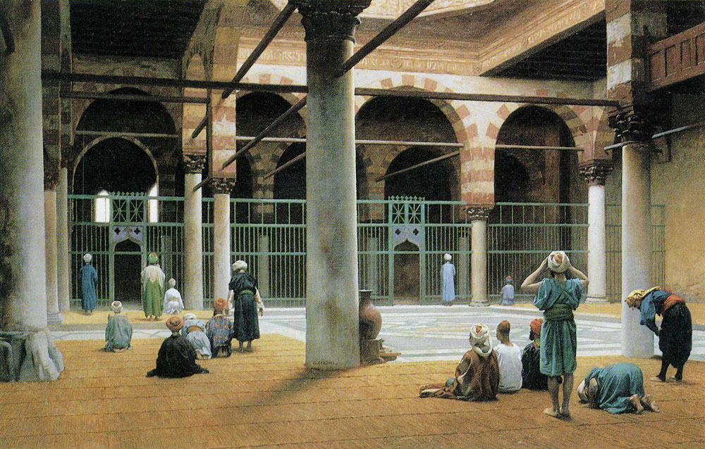 Jean-Léon Gérôme - Interior of a Mosque