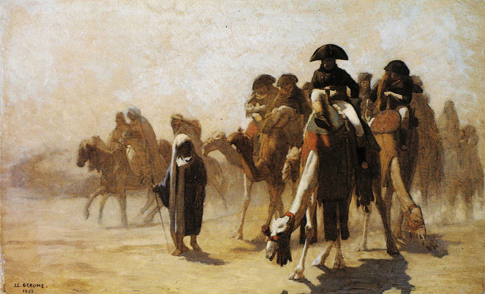 Jean-Léon Gérôme - Napoleon and His General Staff in Egypt