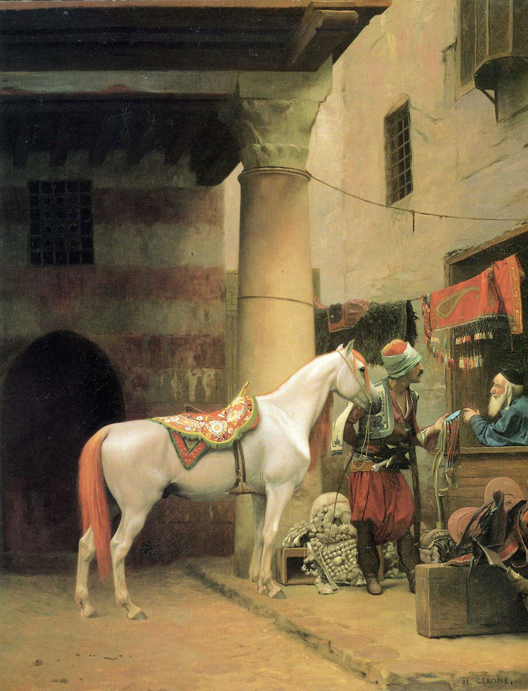 Jean-Léon Gérôme - The Saddle Bazaar