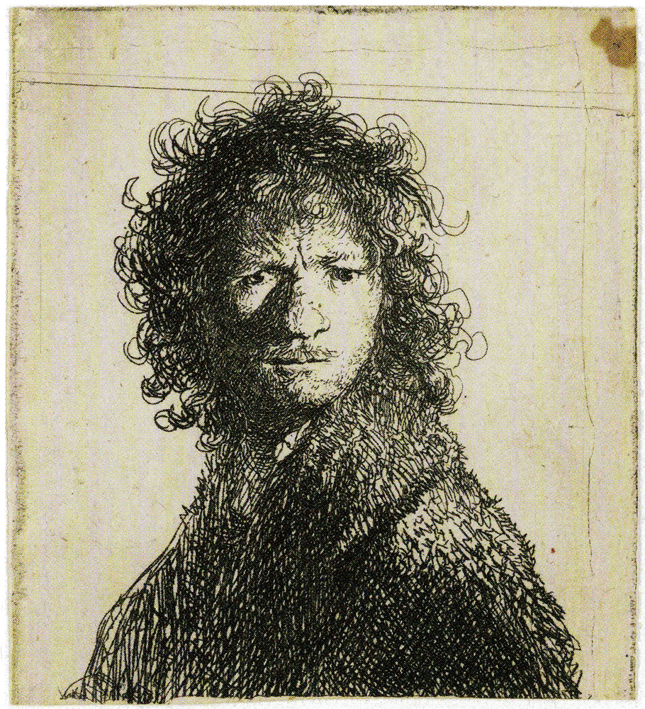 Rembrandt - Study of Expression in the Mirror (Anger)