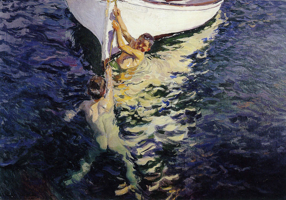 Joaquin Sorolla y Bastida - The White Boat, Jávea
