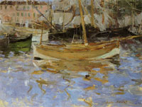 Berthe Morisot The Harbour at Nice