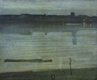 James Abbott McNeill Whistler Nocturne: Blue and Silver - Chelsea