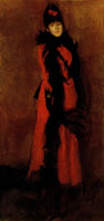 James Abbott McNeill Whistler Red and Black: The Fan