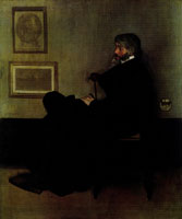 James Abbott McNeill Whistler Arrangement in Grey and Black, No. 2: Portrait of Thomas Carlyle