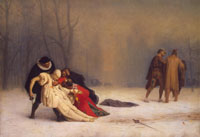 Jean-Léon Gérôme Duel after a Masked Ball
