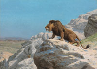 Jean-Léon Gérôme Lion on the Watch