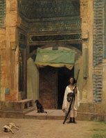 Jean-Léon Gérôme Portal of the Green Mosque