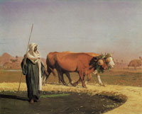 Jean-Léon Gérôme Treading out the Grain in Egypt