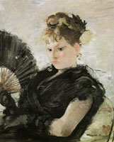 Berthe Morisot Woman with Fan