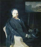 Joaquin Sorolla y Bastida Portrait of Aureliano de Beruete 
