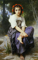 William-Adolphe Bouguereau The Edge of the River