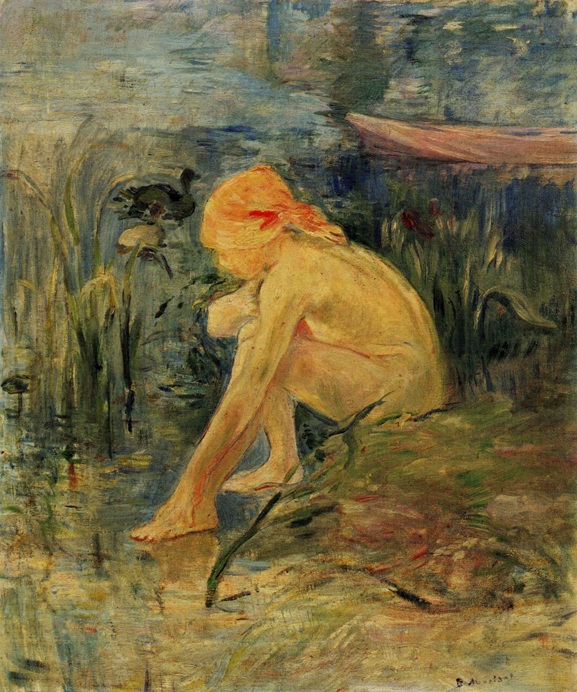 Berthe Morisot - Bathing Girl