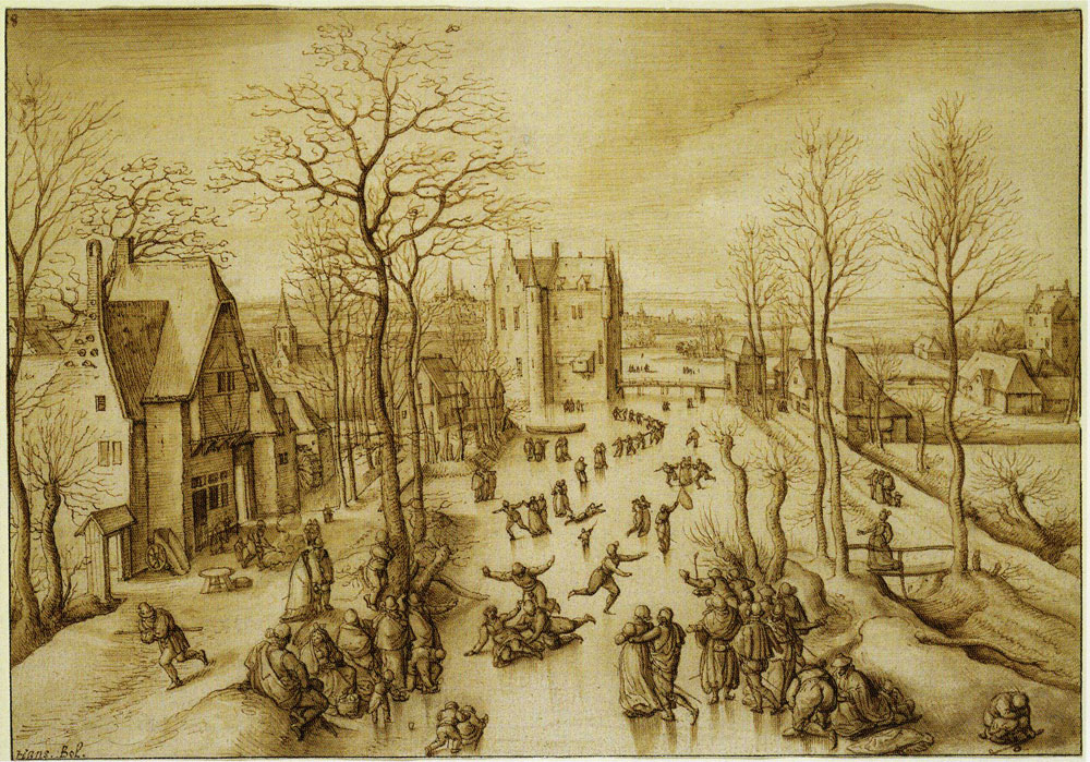 Hans Bol - Winter Landscape