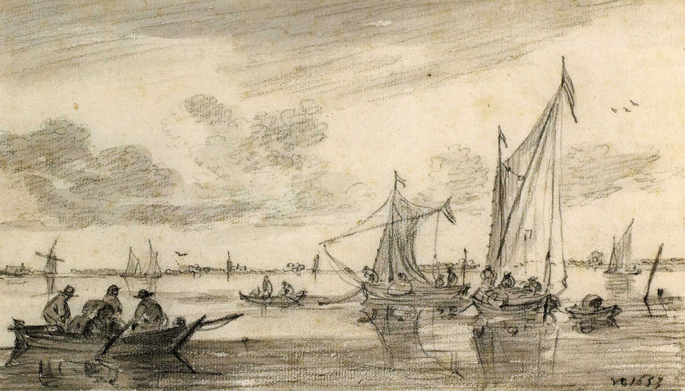 Jan van Goyen - Sailing Ships