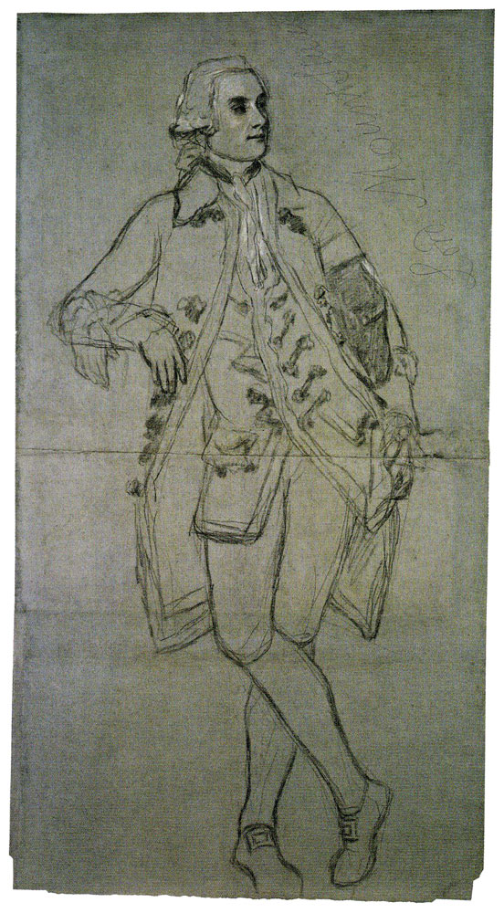Jean-Etienne Liotard - Sketch of John Stuart, Viscount Mountstuart
