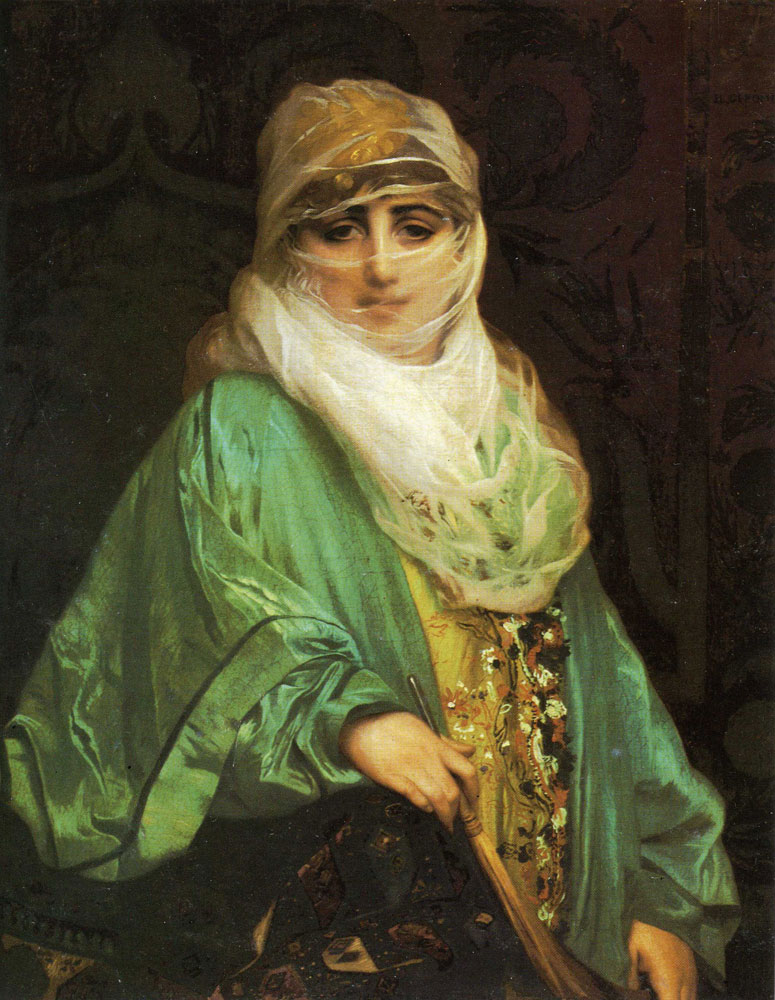 Jean-Léon Gérôme - Woman of Constantinople, Standing