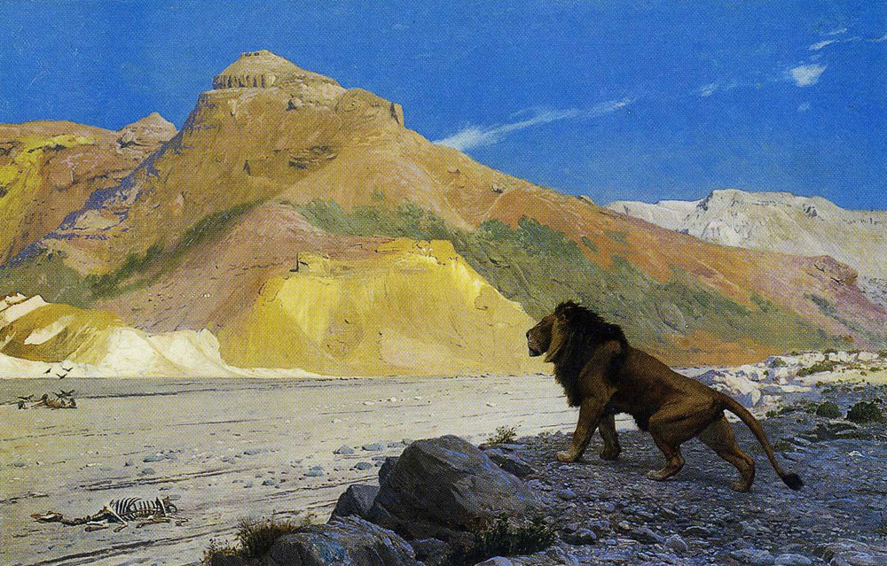 Jean-Léon Gérôme - Lion