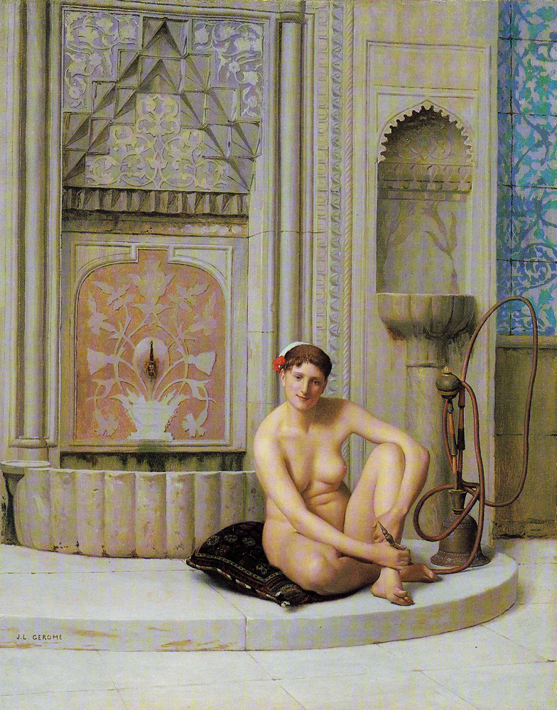Jean-Léon Gérôme - Nude Bather (Odalisque)