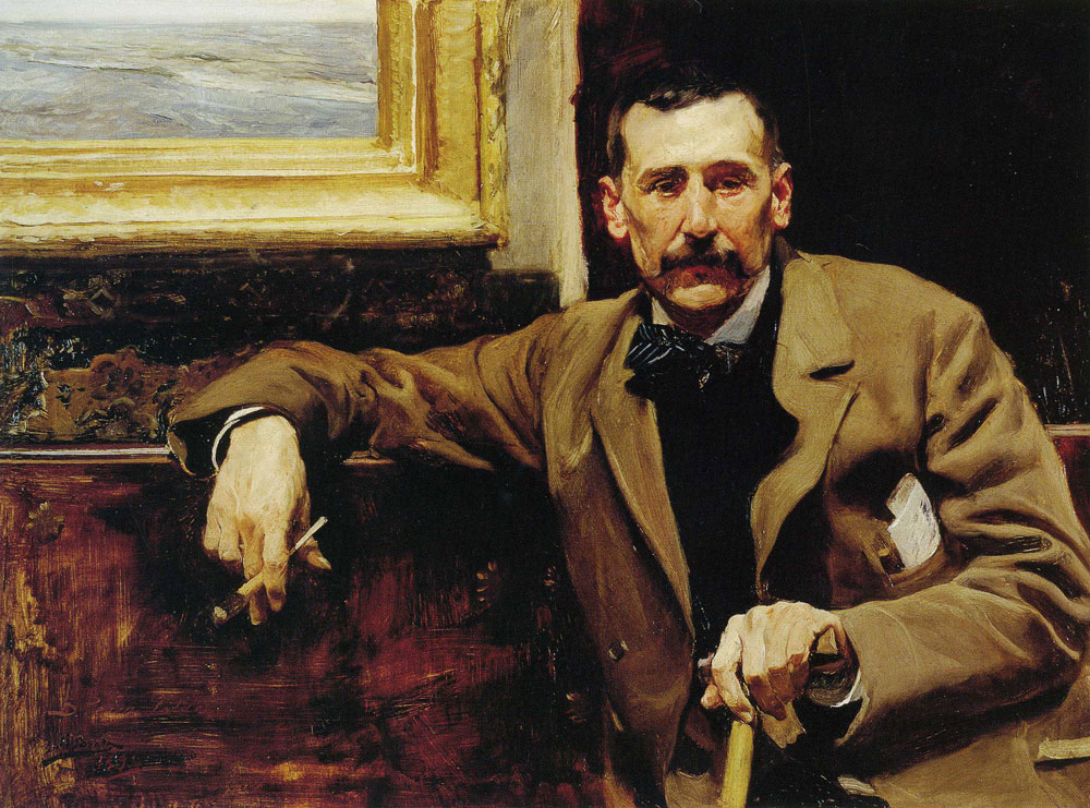 Joaquin Sorolla y Bastida - Portrait of Benito Pérez Galdón