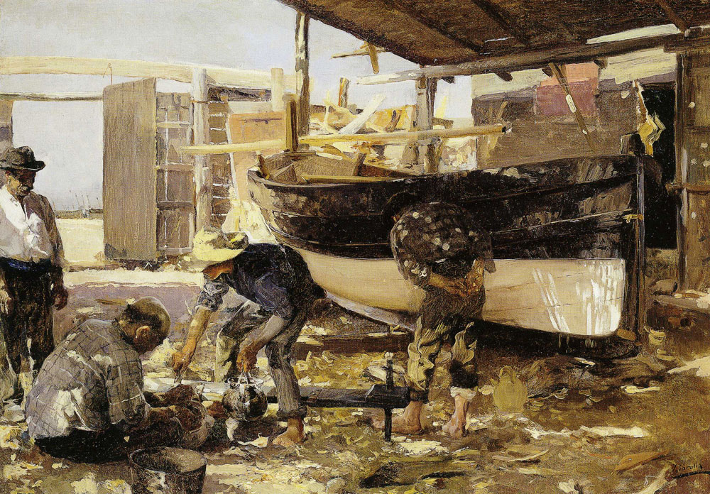Joaquin Sorolla y Bastida - Shipbuilders