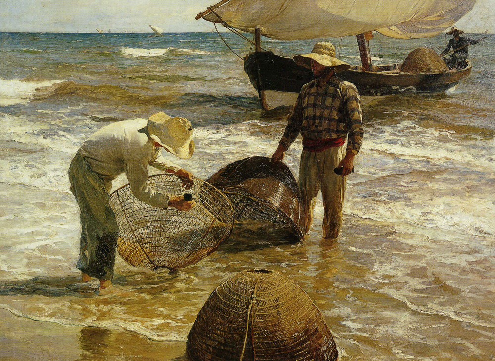 Joaquin Sorolla y Bastida - Valencian fishermen 
