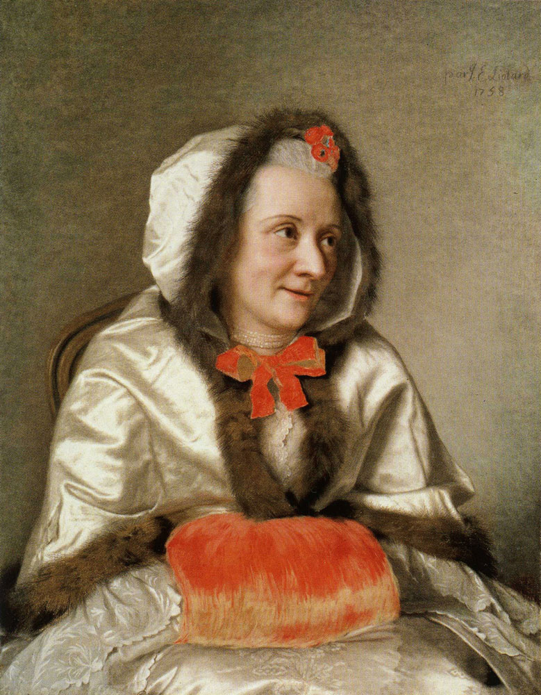 Jean-Etienne Liotard - Madame François Tronchin 'Dressed for the Cold'