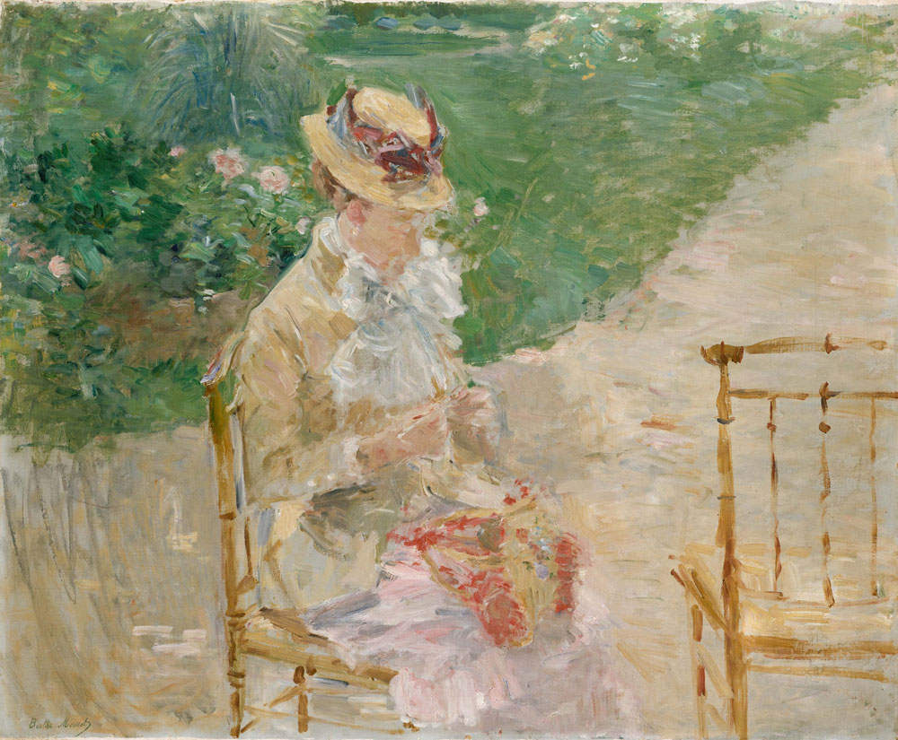 Berthe Morisot - Young Woman Knitting