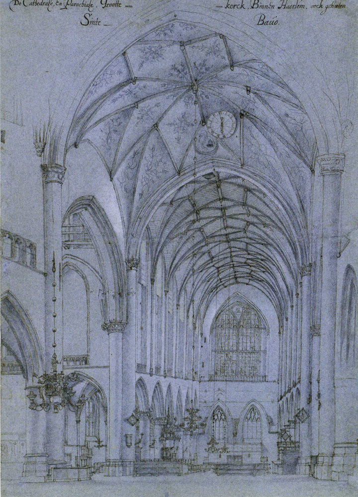 Pieter Saenredam - St. Bavo, Haarlem, Part of the Nave