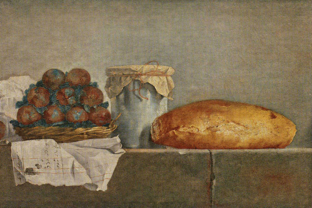 Henri Roland de la Porte - Still-life with Fruit and Bread