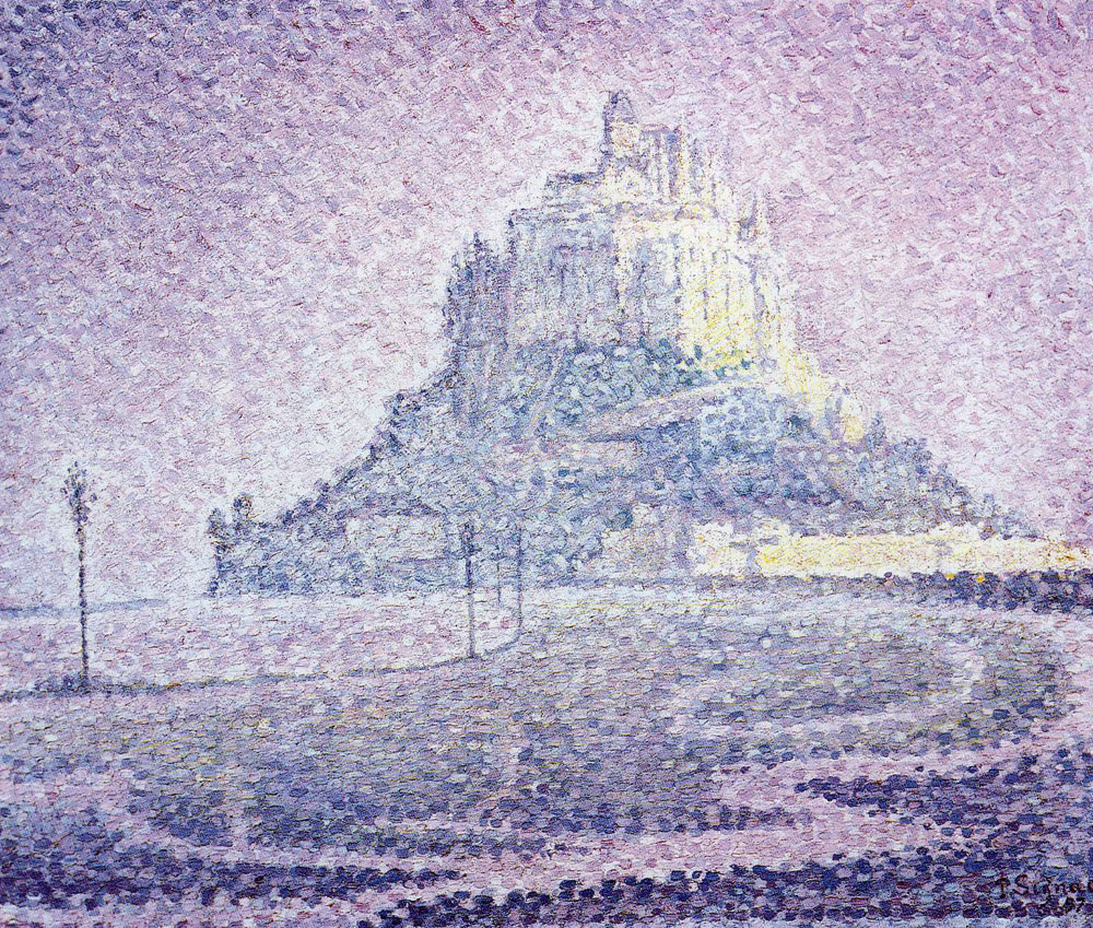Paul Signac - Mont Saint-Michel. Brume et soleil