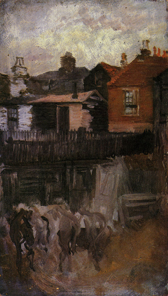 James Abbott McNeill Whistler - La Petite Maison rouge