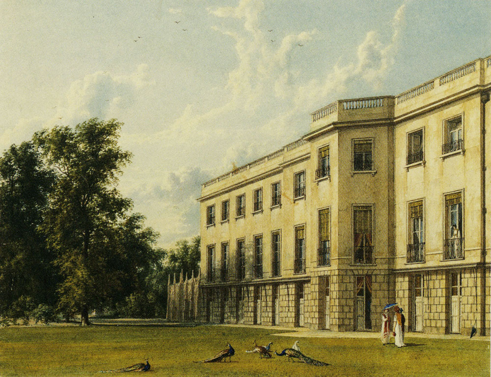 William Westall - The South Front, Carlton House