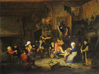 Adriaen van Ostade Merrymaking in a Tavern