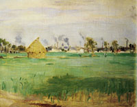 Berthe Morisot Landscape at Gennevilliers