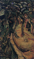 Chaim Soutine Landscape with Figures