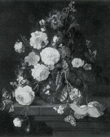 Cornelis de Heem Flowers in a Vase
