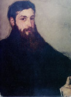 James Abbott McNeill Whistler Portrait of Luke A. Ionides