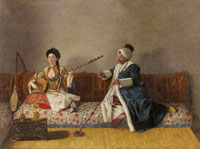 Jean-Etienne Liotard Monsieur Levett and Mademoiselle Helène Glavani