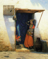 Jean-Léon Gérôme Woman of Cairo at Her Door