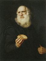 Michiel van Mierevelt Old Man with a Shell