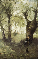 Berthe Morisot Old Path at Auvers