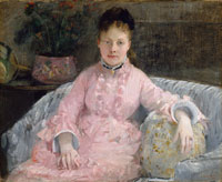Berthe Morisot The Pink Dress
