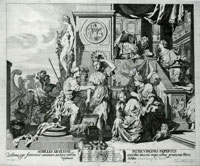 Pieter van den Berge after Gerard de Lairesse Achilles among the Daughters of Lycomedes