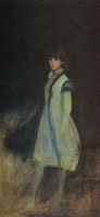 James Abbott McNeill Whistler The Blue Girl: Portrait of Connie Gilchrist