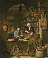 Willem van Mieris The Grocer's Shop