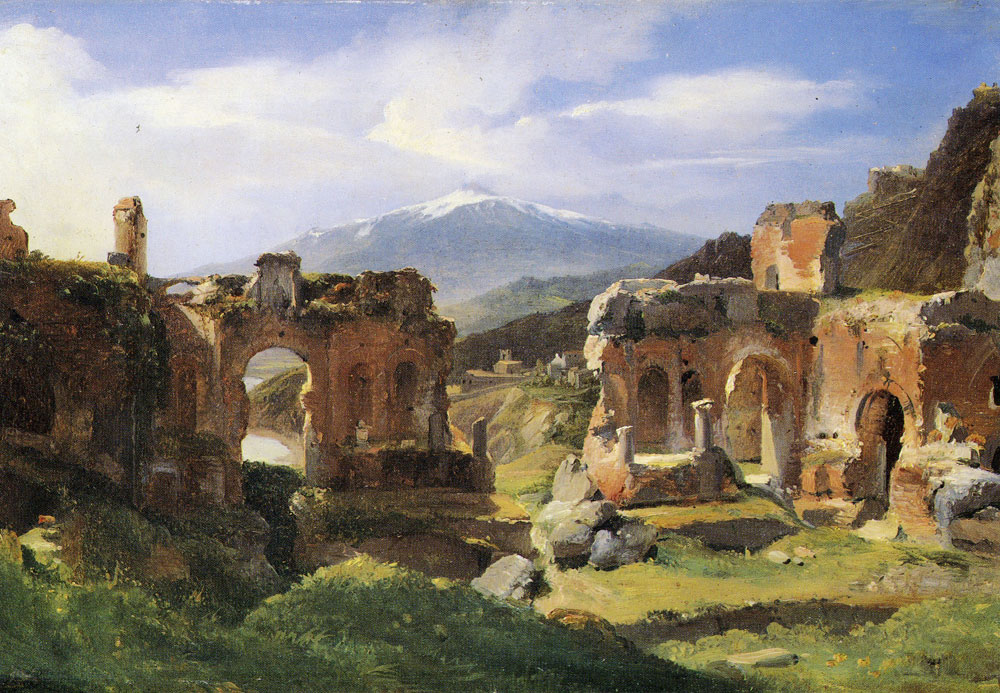 Achille-Etna Michallon - Ruins of the Theater of Taormina