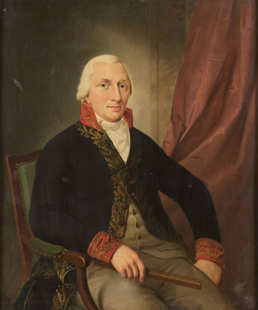 Attributed to Adriaan de Lelie - Portrait of Albertus Henricus Wiese, Governor-General of the Dutch East Indies